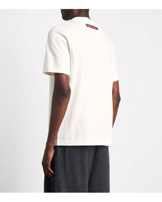 Barbour White X Paul Smith Cotton Tinned T-Shirt for men