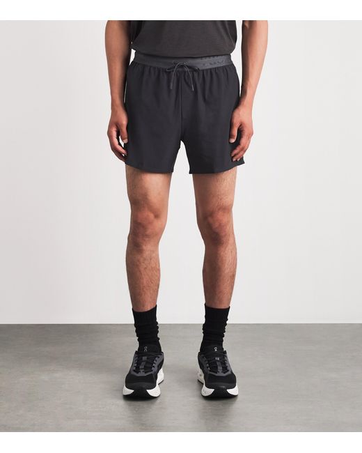 vuori Black 5' Lined Terrain Shorts for men