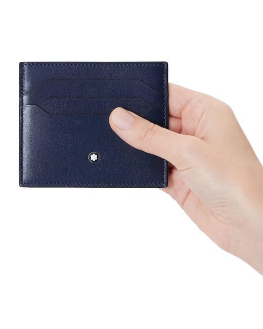 Montblanc Blue Meisterstück 6Cc Card Holder for men