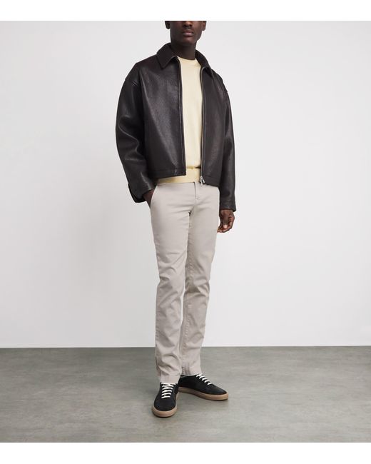 Jacob Cohen White Bobby Slim Chinos for men
