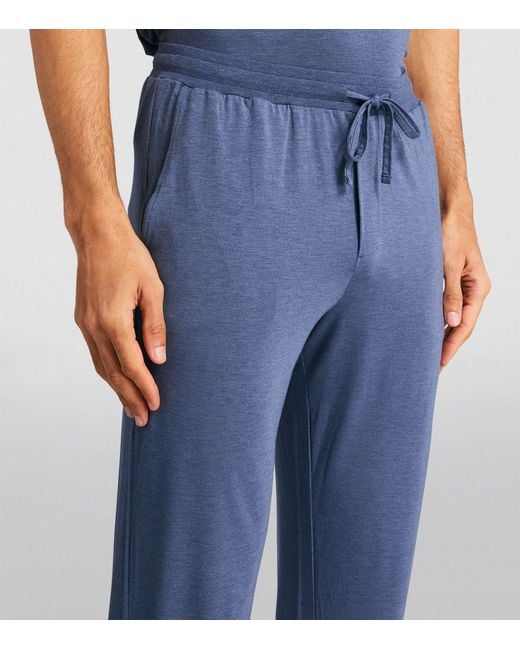 Hanro Blue Lounge Trousers for men
