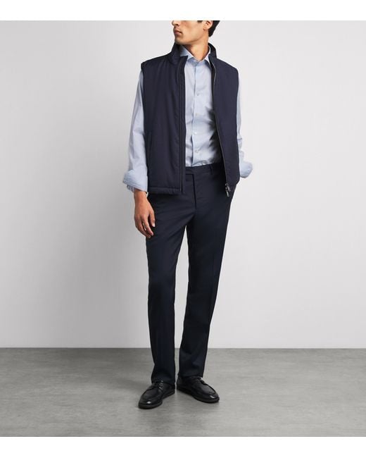 Eton of Sweden Blue Cotton Slim Fit Shirt for men