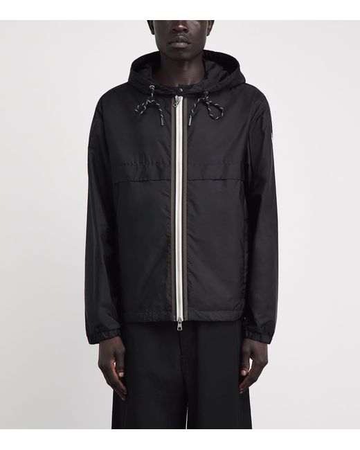 Moncler Black Water-Repellent Hooded Nidge Jacket for men