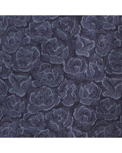 Derek Rose Blue Silk Rose Print Traditional Boxer Shorts for men