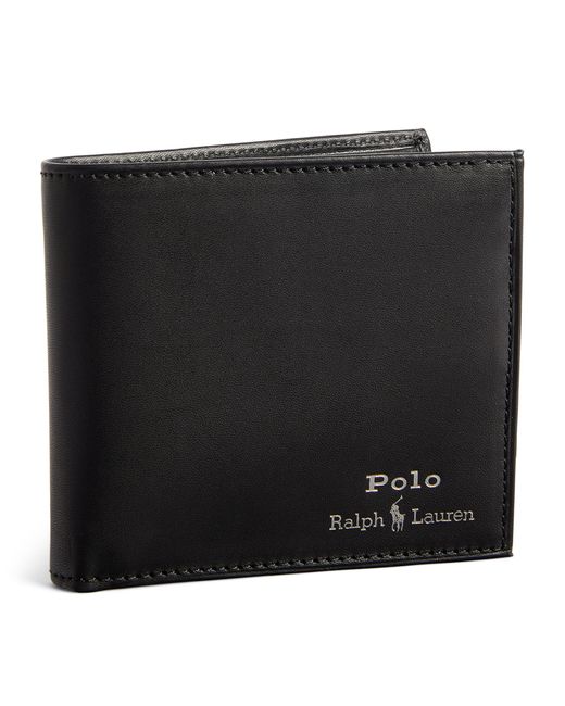Polo Ralph Lauren Black Leather Logo Wallet for men