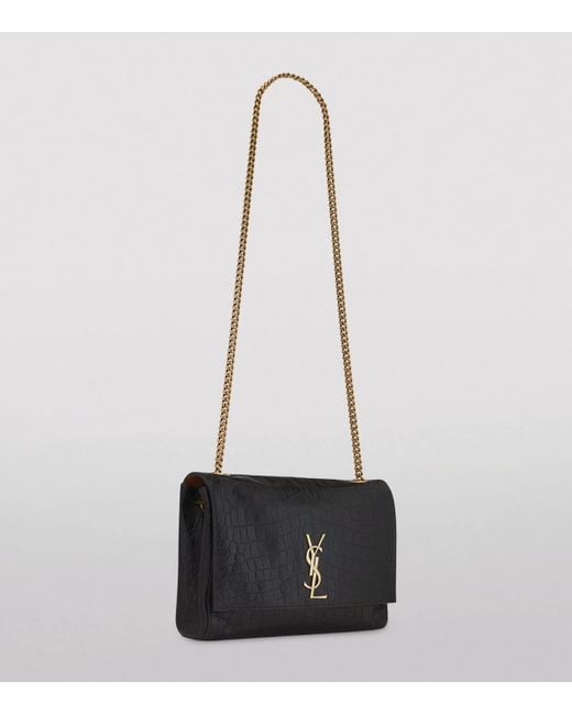 Saint Laurent White Medium Kate Reversible Shoulder Bag