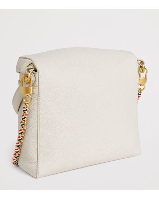 Thom Browne Natural Pebble Leather Box Bag