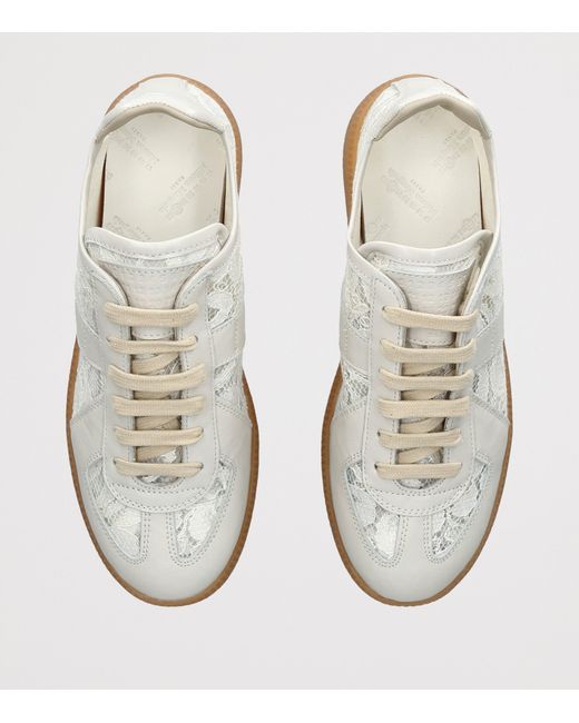 Maison Margiela White Lace Replica Sneakers