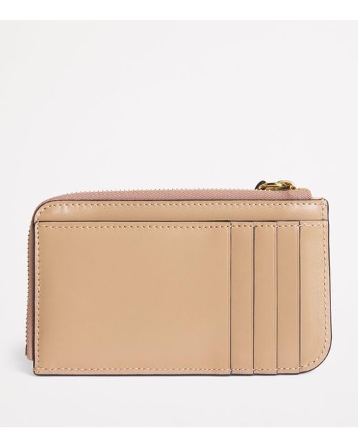 Chloé Natural Small Calfskin Alphabet Coin Purse