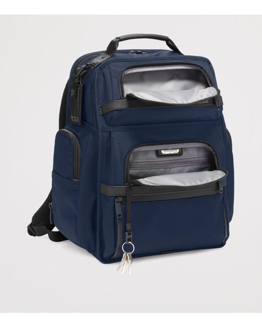 Tumi Blue Alpha 3 Brief Pack Backpack for men