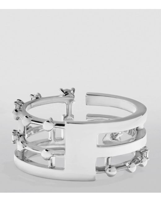 Marli New York White And Diamond Avenues Ring