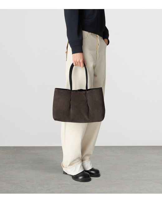 Bottega Veneta Black Leather Reversible Pinacoteca Tote Bag