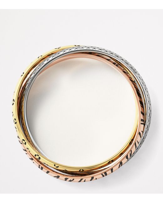 Cartier Multicolor Mixed And Diamond Wild Ones Trinity Bracelet