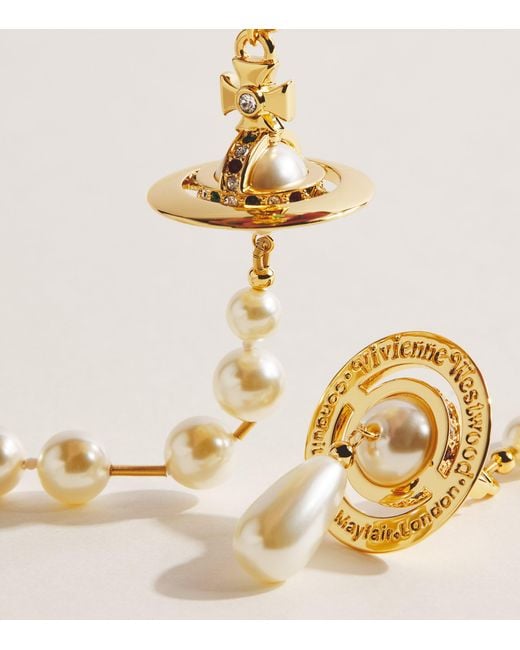 Vivienne Westwood Natural Broken Pearl Earrings