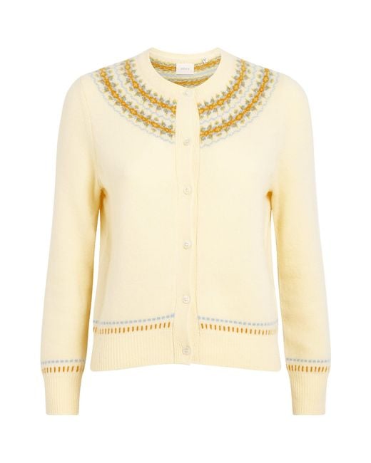 Doen Natural Wool-Blend Olympe Cardigan