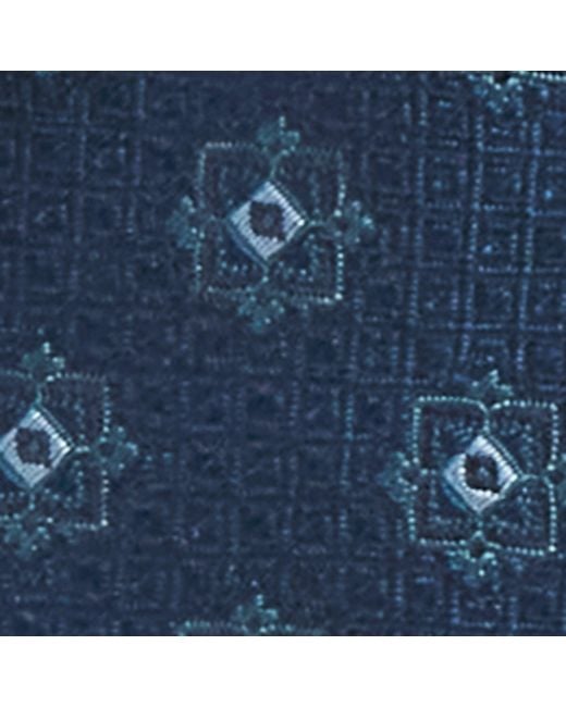 Canali Blue Silk Jacquard Tie for men