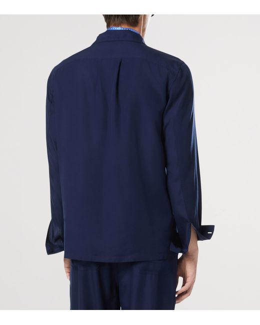 Tom Ford Blue Cotton Overshirt for men