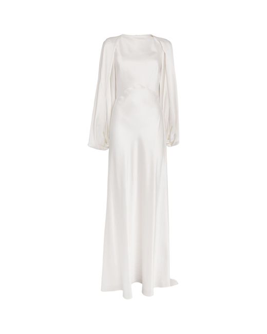 Roksanda White Silk Kami Maxi Dress