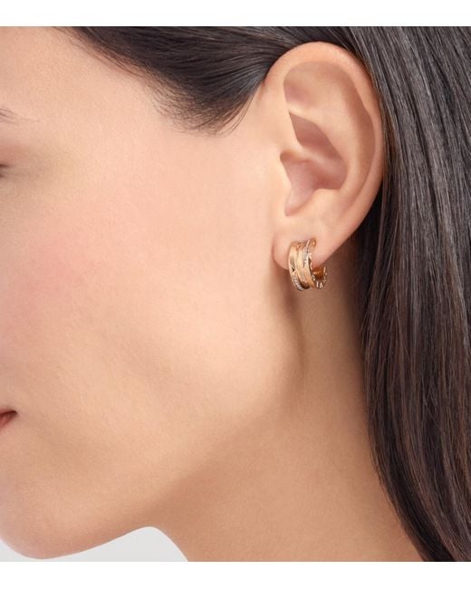 BVLGARI Natural And Diamond B.Zero1 Earrings