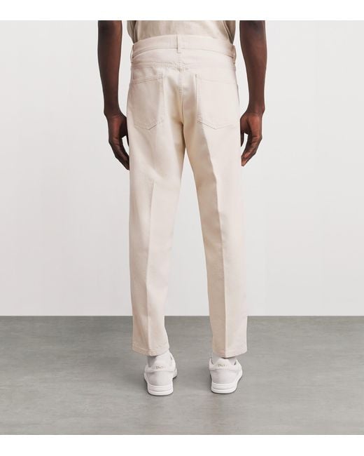 Lardini Natural Straight Jeans for men