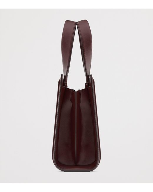 Max Mara Purple Micro Quilted Whitney Top-Handle Bag