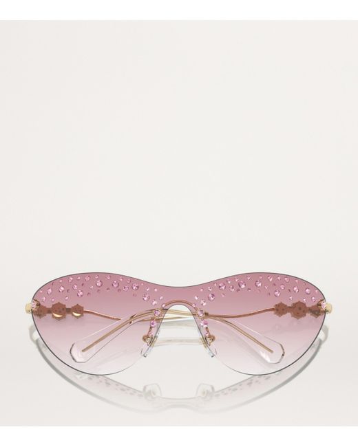 Swarovski Pink Metal Sk7023 Sunglasses