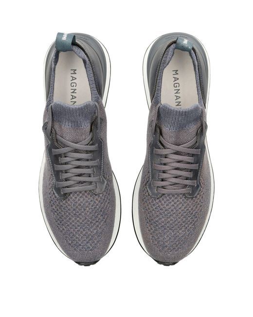 Magnanni Shoes Blue Grafton Sneakers for men