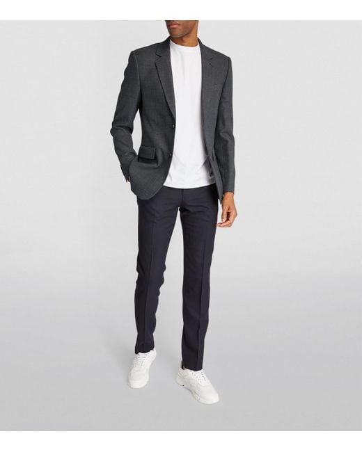 Sandro Black Wool Suit Jacket for men