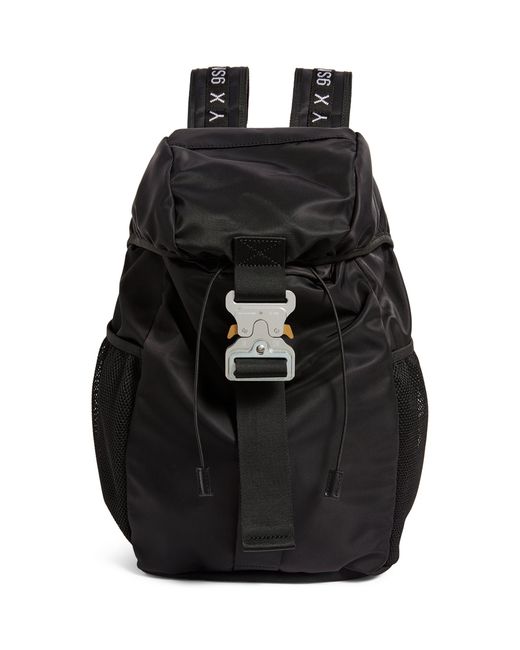 1017 ALYX 9SM Black Buckle-detail Backpack for men