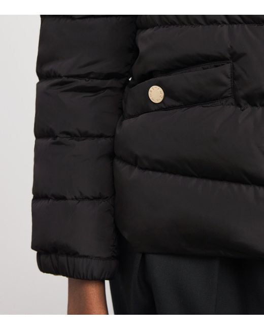 Weekend by Maxmara Black Down Water-Repellent Puffer Jacket