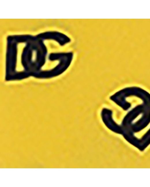 Dolce & Gabbana Metallic Silk Monogram Print Scarf