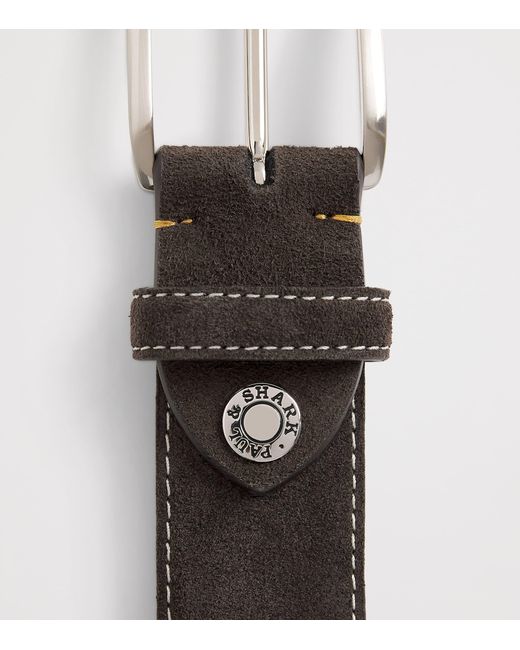 Paul & Shark Black Suede Belt for men