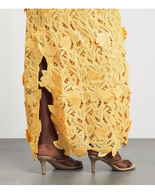 Jonathan Simkhai Metallic Embroidered Sequin Marenna Maxi Dress