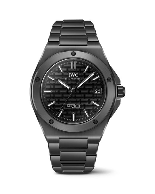 Iwc Gray Ceramic Ingenieur Automatic Watch