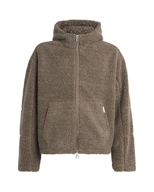 Represent Brown Fleece Hoodie for men