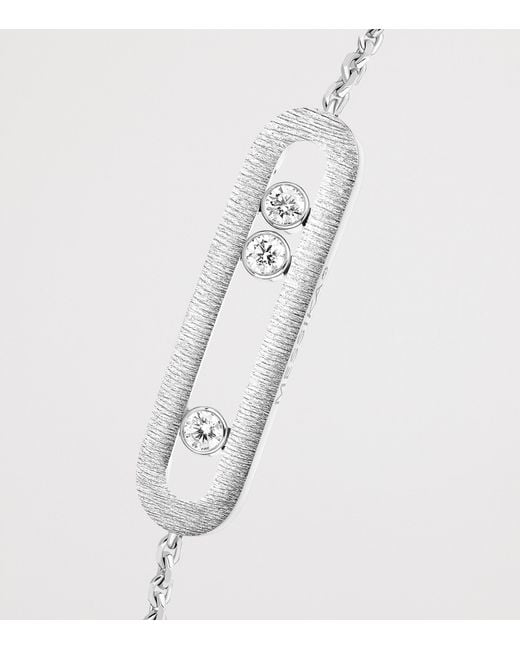 Messika White Move Classique And Diamond Bracelet