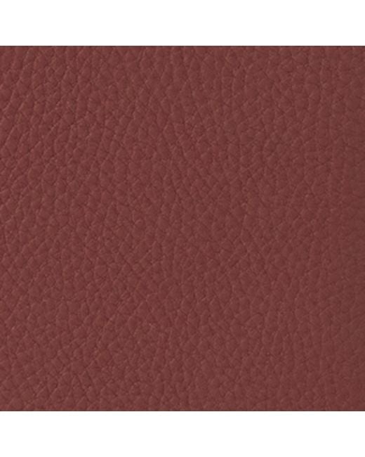 Brunello Cucinelli Purple Leather Passport Holder