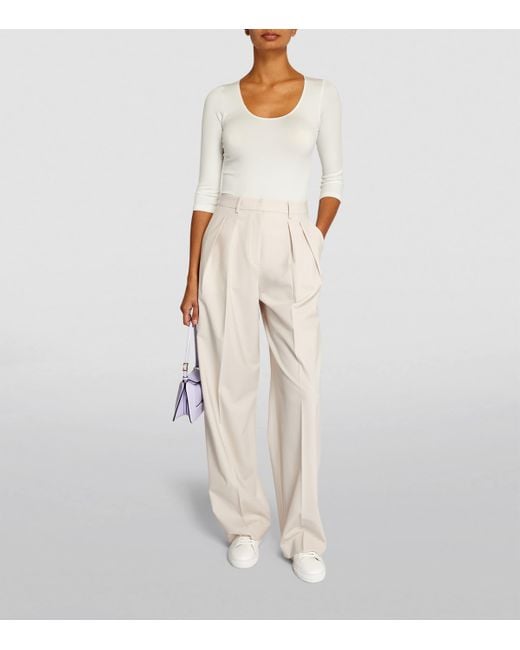 Falke White Stringbody Bodysuit