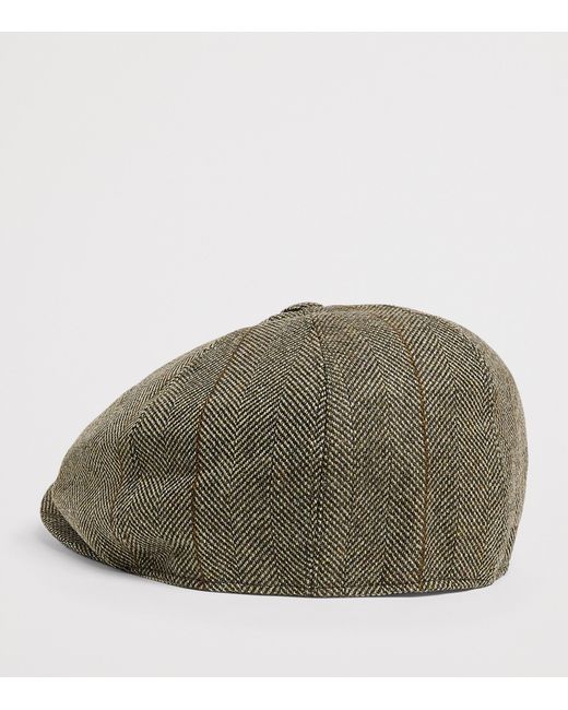 James Purdey & Sons Green Wool-Blend Bakerboy Cap for men