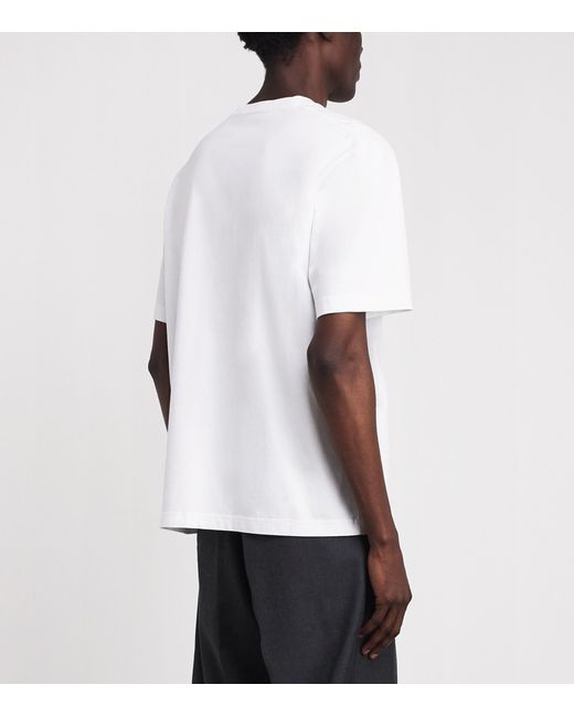 Canada Goose White Organic Cotton Novo T-Shirt for men