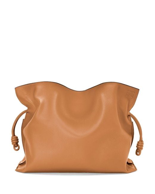 Loewe Natural Xl Leather Flamenco Clutch Bag