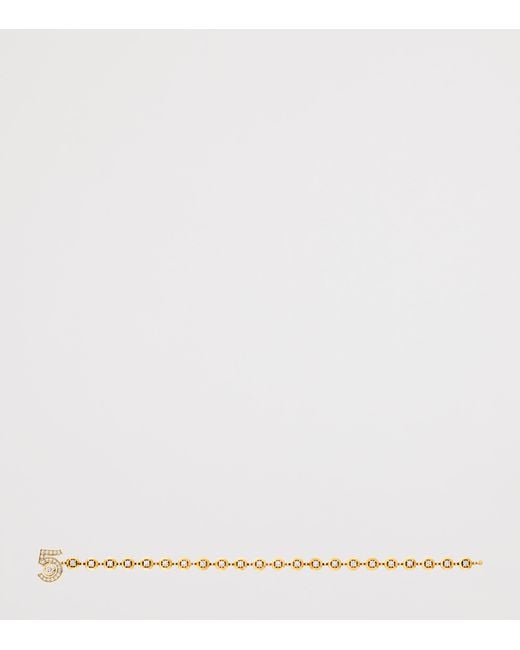 Chanel Metallic And Diamond Eternal N°5 Diamond Line Bracelet