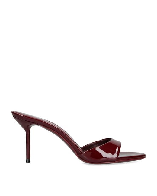 Paris Texas Red Patent Leather Lidia Mules 70