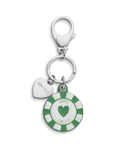 Jimmy Choo Green Chip Bag Charm