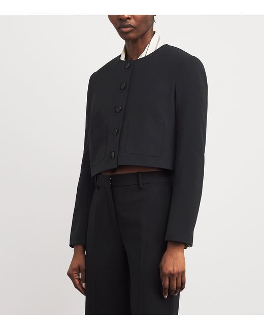 Claudie Pierlot Black Round-Neck Jacket