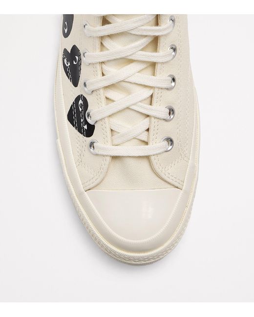 COMME DES GARÇONS PLAY White X Converse Heart Chuck Taylor All Star '70 High-Top Sneakers for men