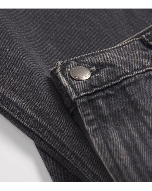 7 For All Mankind Gray Modern Straight Jeans for men