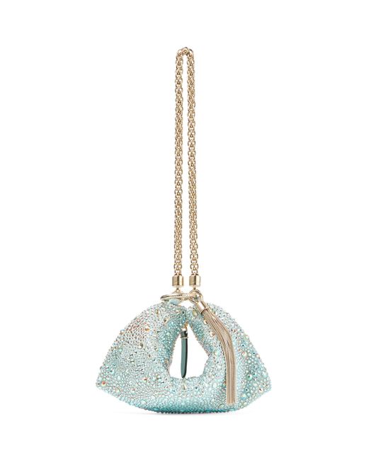 Jimmy Choo Multicolor Mini Crystal-Embellished Callie Clutch Bag