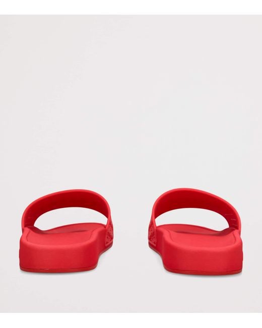Amiri Red Ma Quad Pool Slides