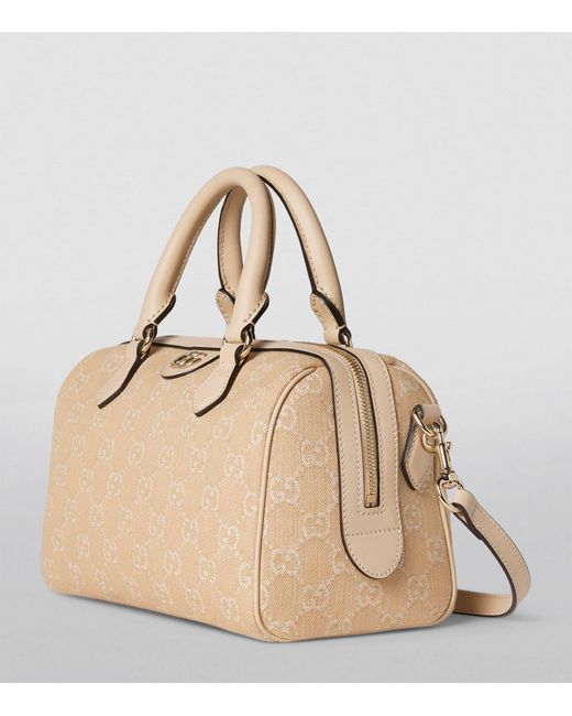 Gucci Natural Small Ophidia Gg Top-handle Bag